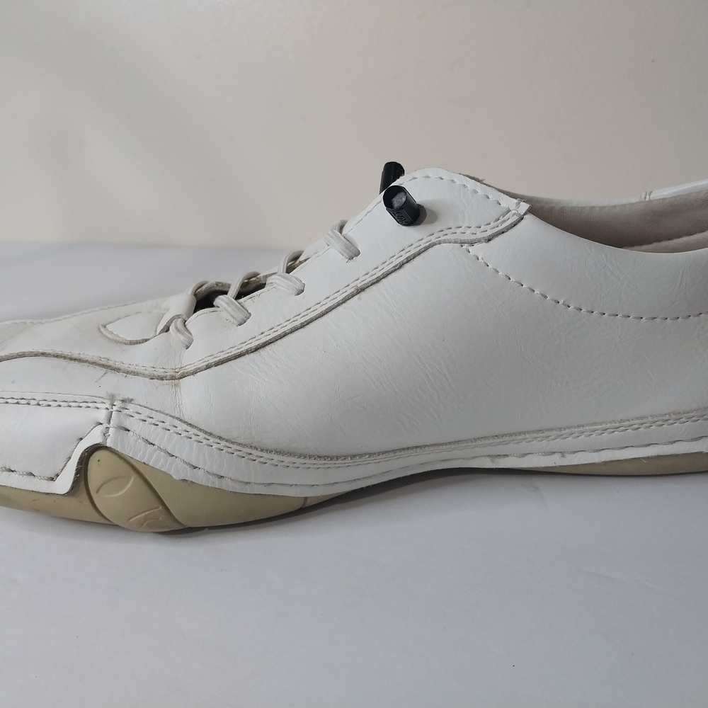 Salkin Size 40 Handmade White Leather Men's Sneakers - Picture 8 of 11